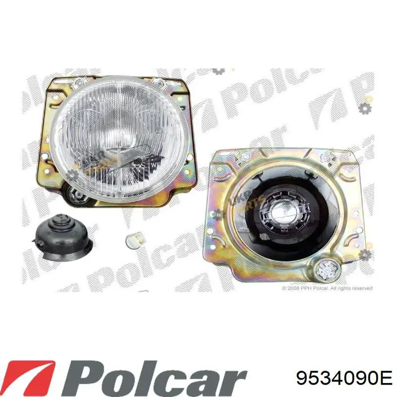 9534090E Polcar Lâmpada-luz esquerda/direita