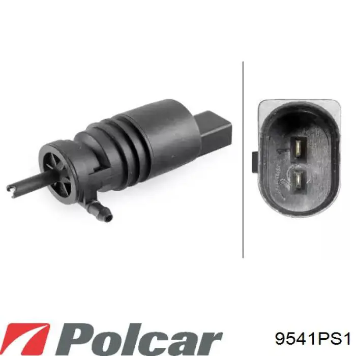 9541PS1 Polcar Bomba de motor de fluido para lavador de vidro dianteiro