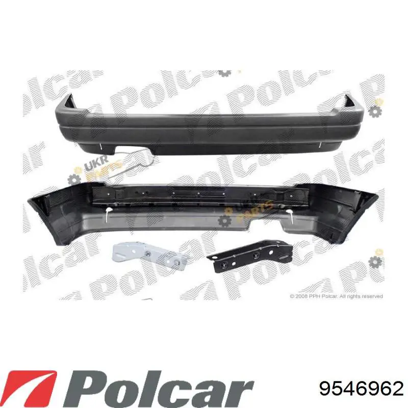 9546962 Polcar Pára-choque traseiro
