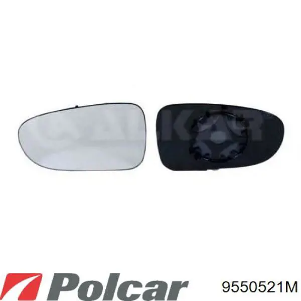 Compre 4A0857508GRU VAG Elemento espelhado do espelho de retrovisão direito