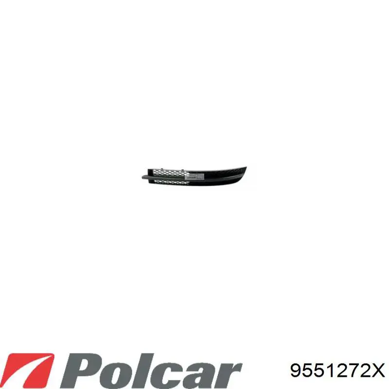 Compre 9551272X Polcar Tampão (grelha) das luzes de nevoeiro do pára-choque dianteiro direito