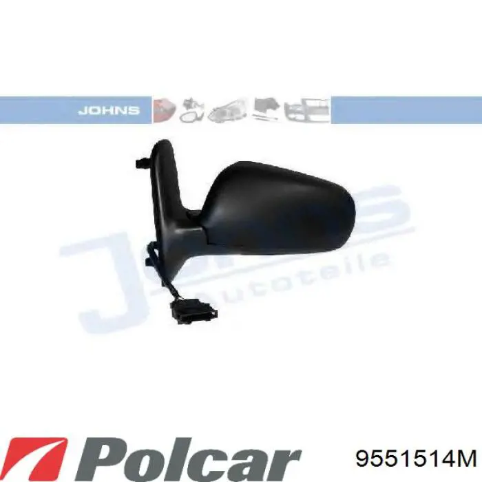Compre 7M3857507J01C VAG Espelho de retrovisão esquerdo