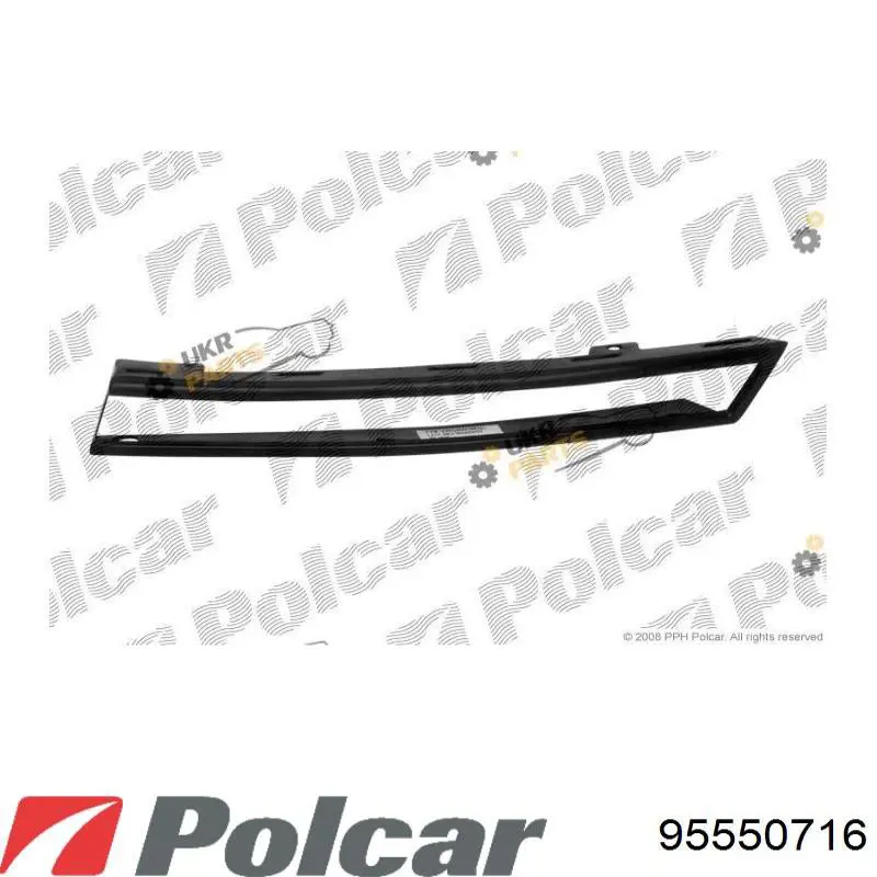 Compre 3C08077189B9 VAG Moldura direita do pára-choque dianteiro
