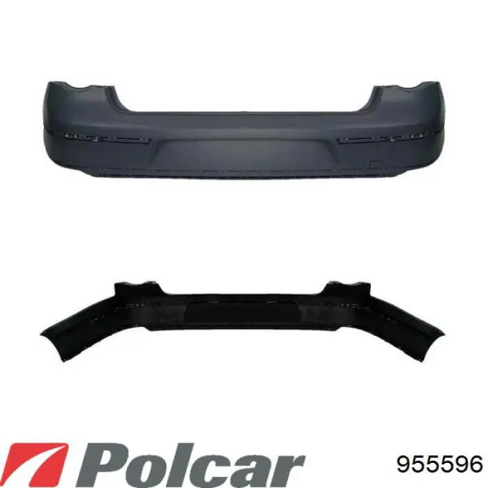 Compre 955596 Polcar Pára-choque traseiro