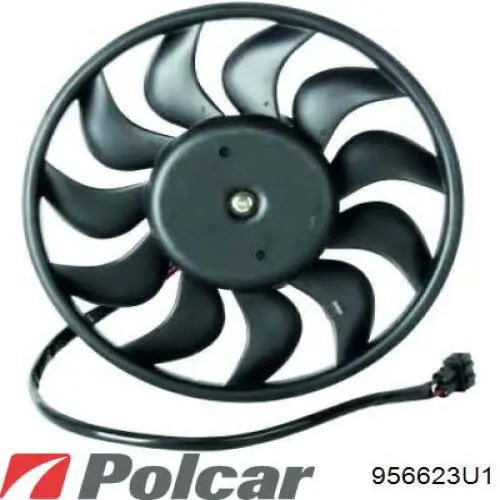 Ventilador (roda de aletas) do radiador de esfriamento Polcar 956623U1 preço, a partir de 70,98 USD