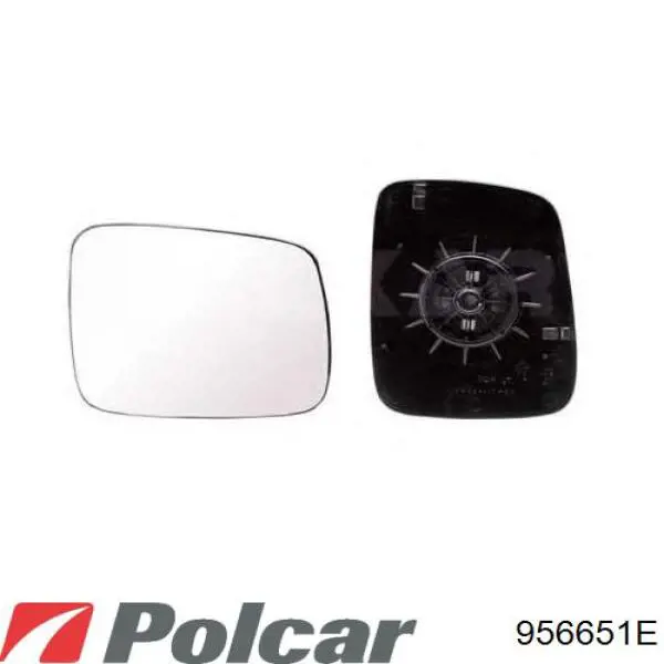 Espelho de retrovisão esquerdo Polcar 956651E
