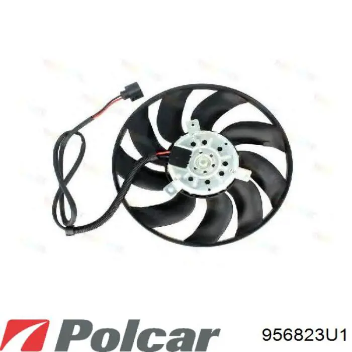 Ventilador elétrico de esfriamento montado (motor + roda de aletas) 956823U1 Polcar