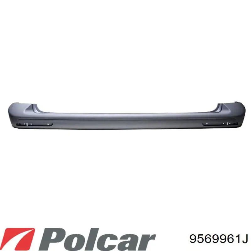 VG9191071 Prasco Pára-choque traseiro