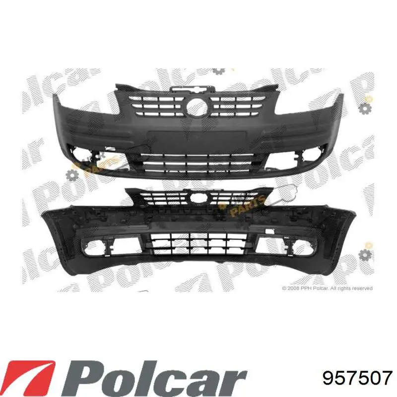 957507 Polcar Pára-choque dianteiro