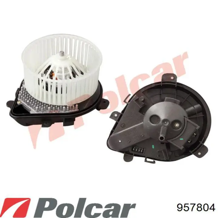 957804 Polcar Suporte do radiador montado (painel de montagem de fixação das luzes)