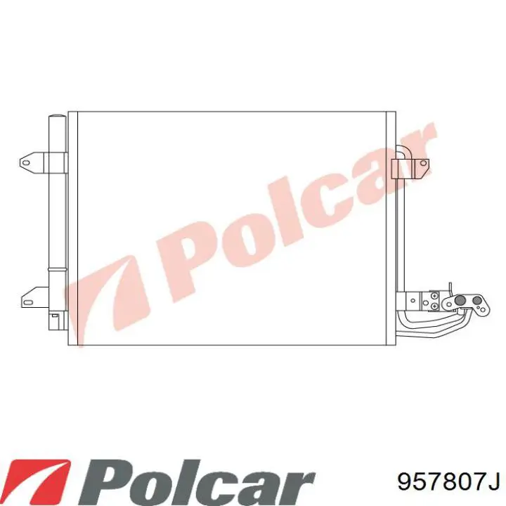Pára-choque dianteiro 957807J Polcar
