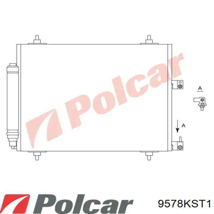 9578KST1 Polcar Resistor (resistência) de ventilador de forno (de aquecedor de salão)