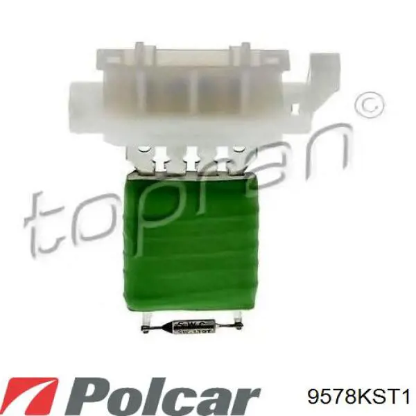 Resistor (resistência) de ventilador de forno (de aquecedor de salão) 9578KST1 Polcar