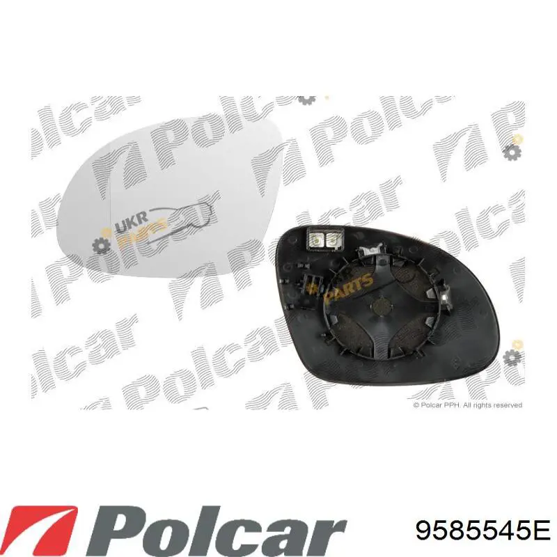 Compre 9585545E Polcar Elemento espelhado do espelho de retrovisão esquerdo
