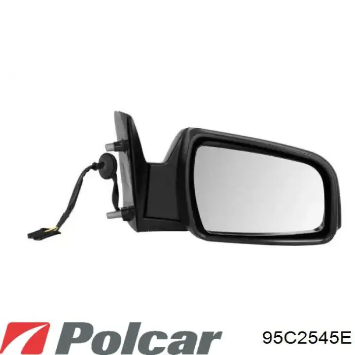 Elemento espelhado do espelho de retrovisão esquerdo 95C2545E Polcar