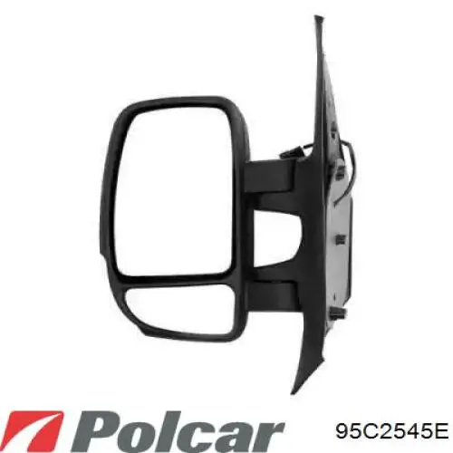 Compre 95C2545E Polcar Elemento espelhado do espelho de retrovisão esquerdo
