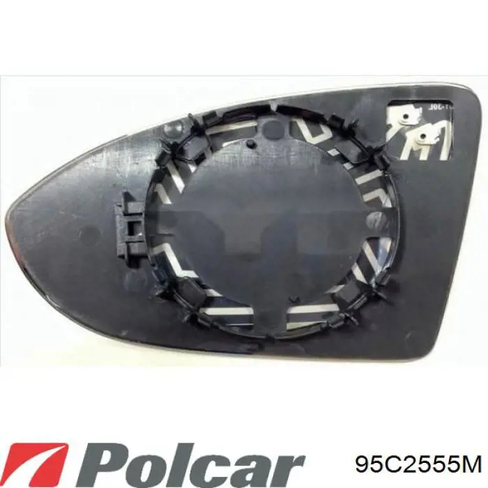 95C2555M Polcar Elemento espelhado do espelho de retrovisão direito