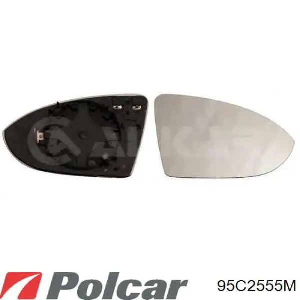 Compre 95C2555M Polcar Elemento espelhado do espelho de retrovisão direito
