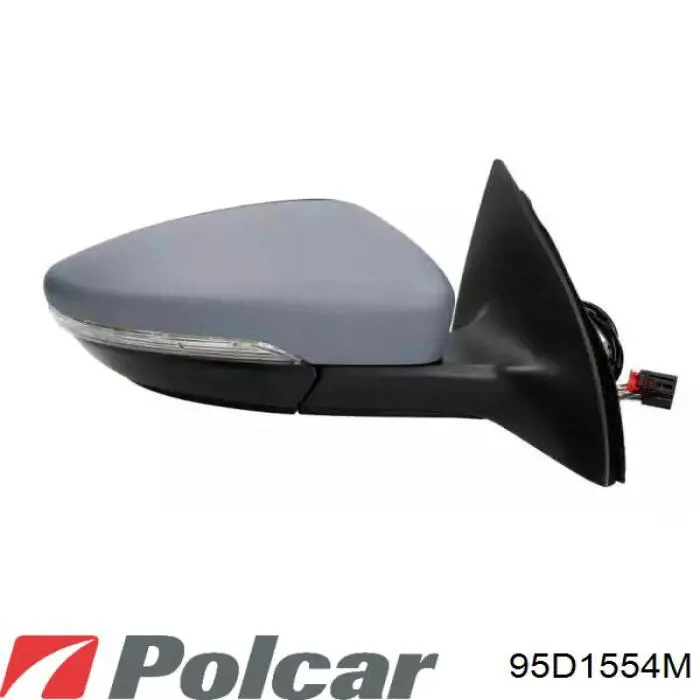 Compre 95D1554M Polcar Elemento espelhado do espelho de retrovisão direito