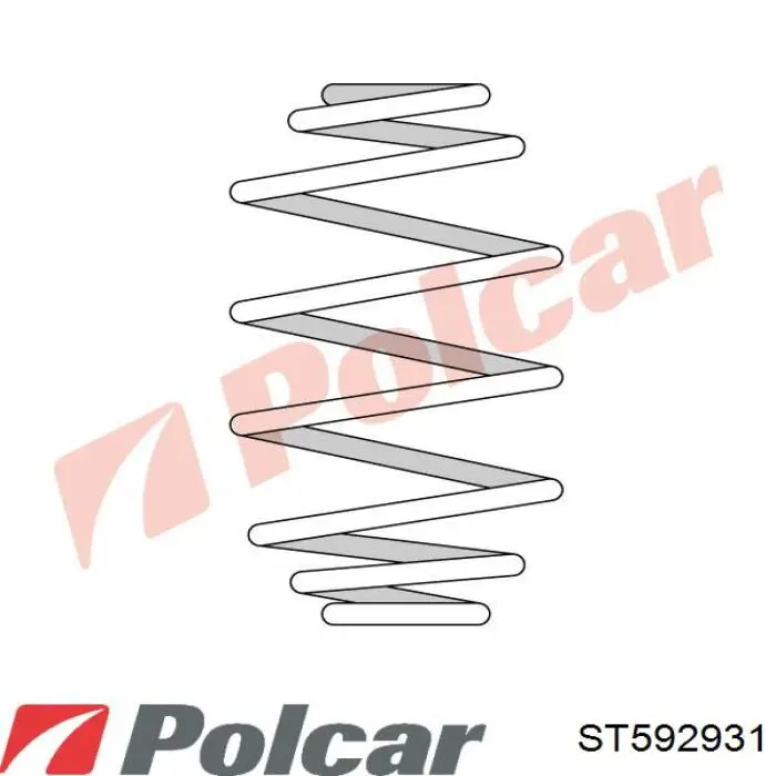 ST592931 Polcar Mola traseira