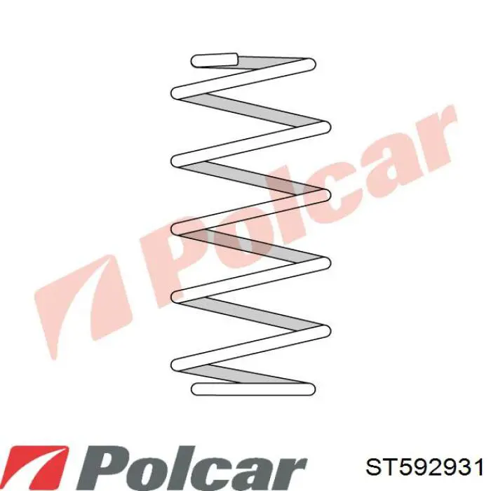 ST592931 Polcar Mola traseira