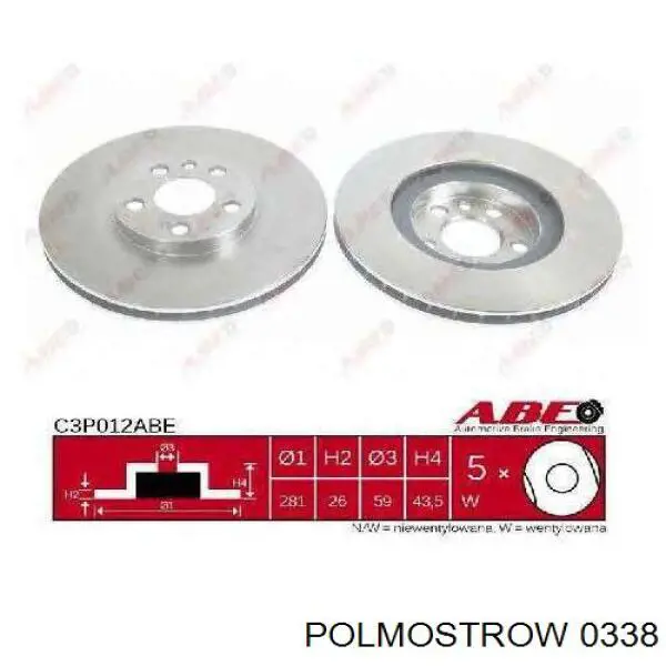 Compre 0338 Polmostrow Silenciador, parte central