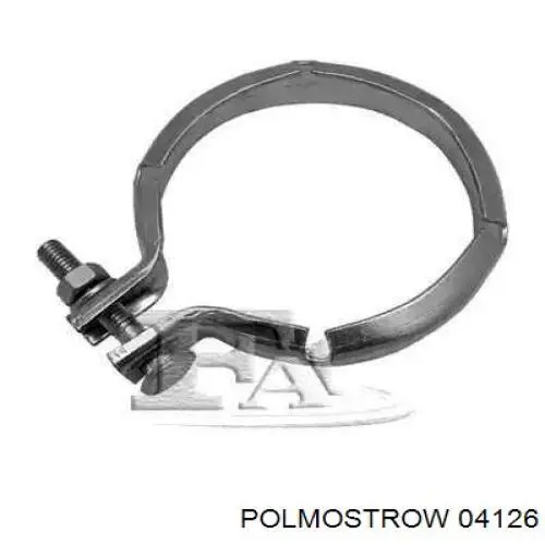 04126 Polmostrow Silenciador, parte traseira