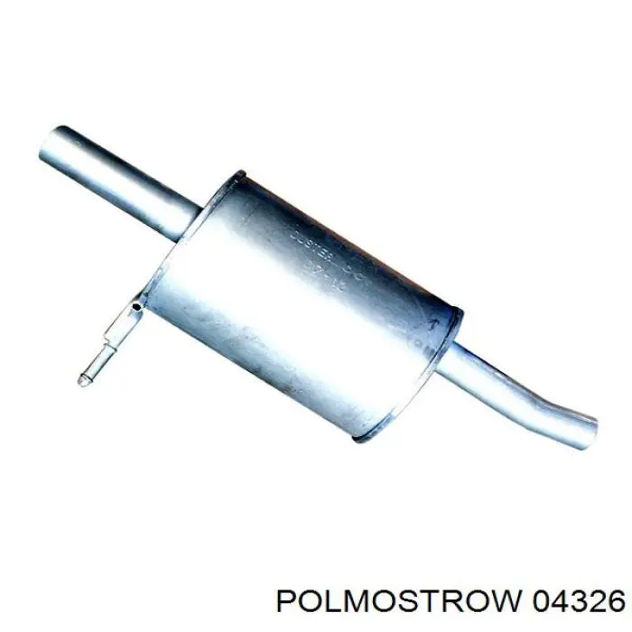 04326 Polmostrow Silenciador, parte central