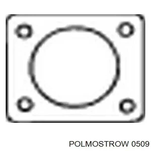 0509 Polmostrow Silenciador, parte traseira