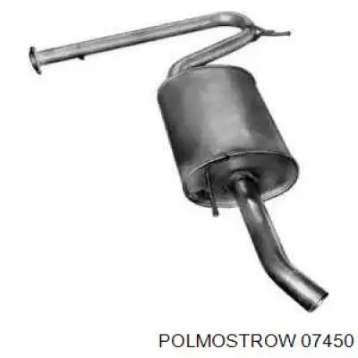 Silenciador, parte traseira Polmostrow 07450 preço, a partir de 106,54 USD