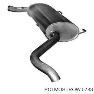 0783 Polmostrow Silenciador, parte traseira