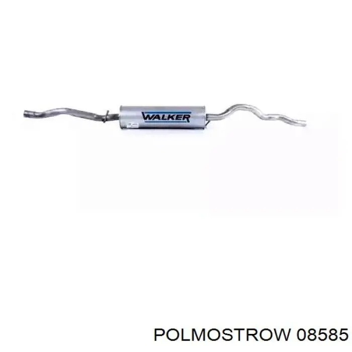 08585 Polmostrow Silenciador, parte traseira