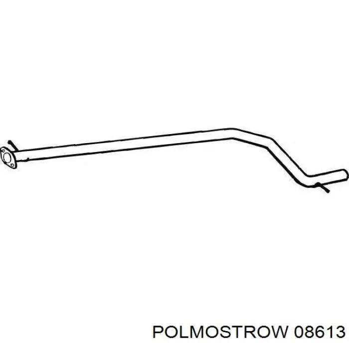 08613 Polmostrow Silenciador, parte traseira