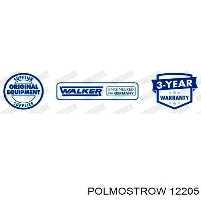 Silenciador, parte traseira Polmostrow 12205 preço, a partir de 109,73 USD