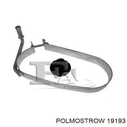19193 Polmostrow Silenciador, parte traseira