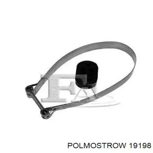 19198 Polmostrow Silenciador, parte traseira