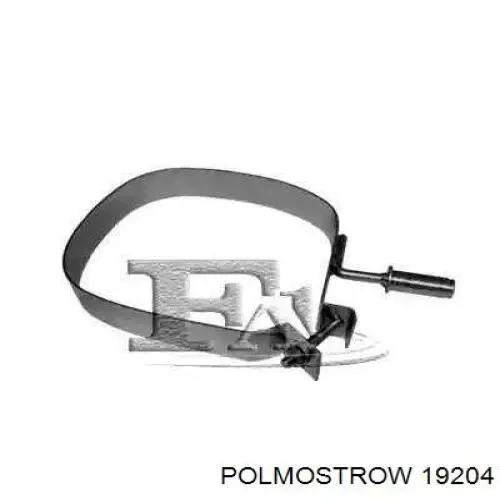 19204 Polmostrow Silenciador, parte traseira