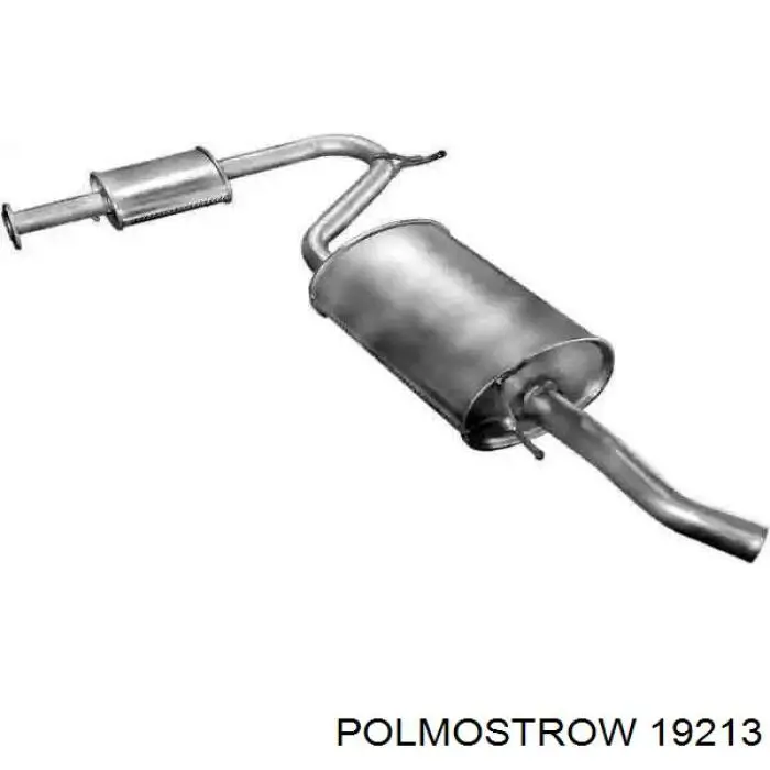 19213 Polmostrow Silenciador, parte traseira