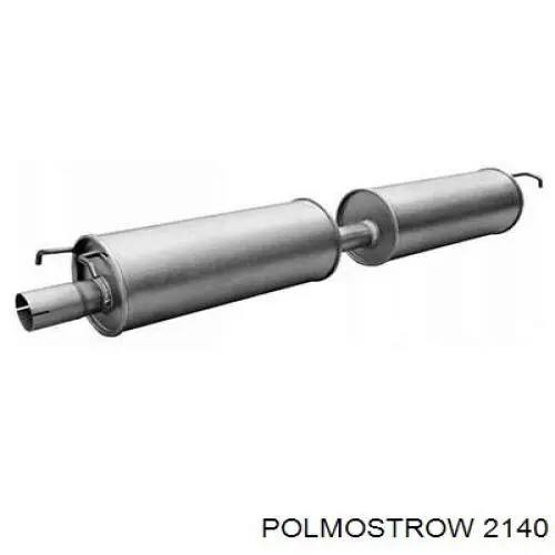 FP5644G32 Polmostrow Silenciador, parte traseira