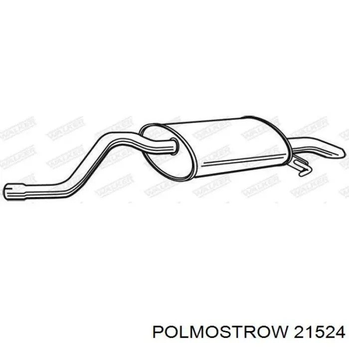 21524 Polmostrow Silenciador, parte central