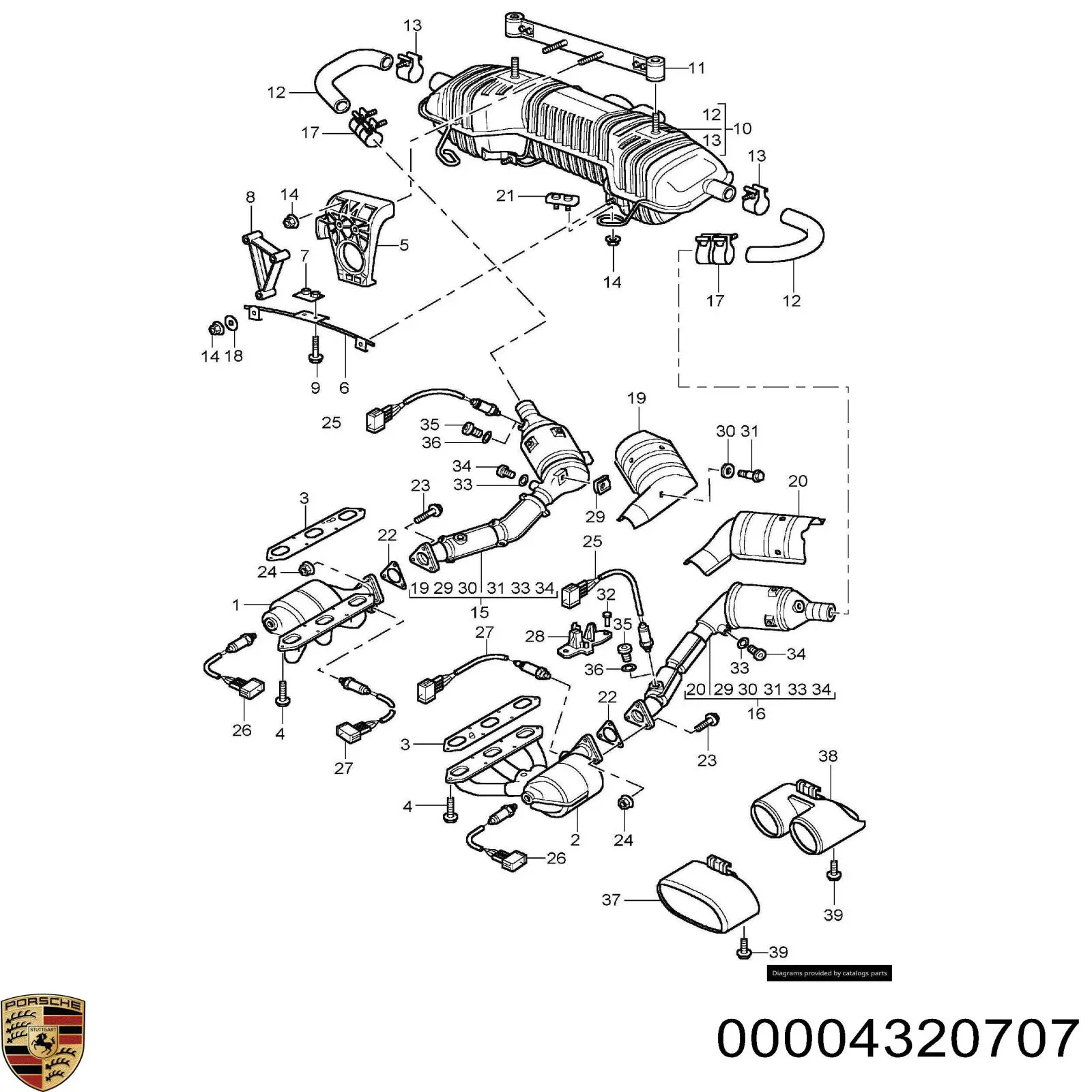  Porsche 00004320707 preço, a partir de 49,44 USD