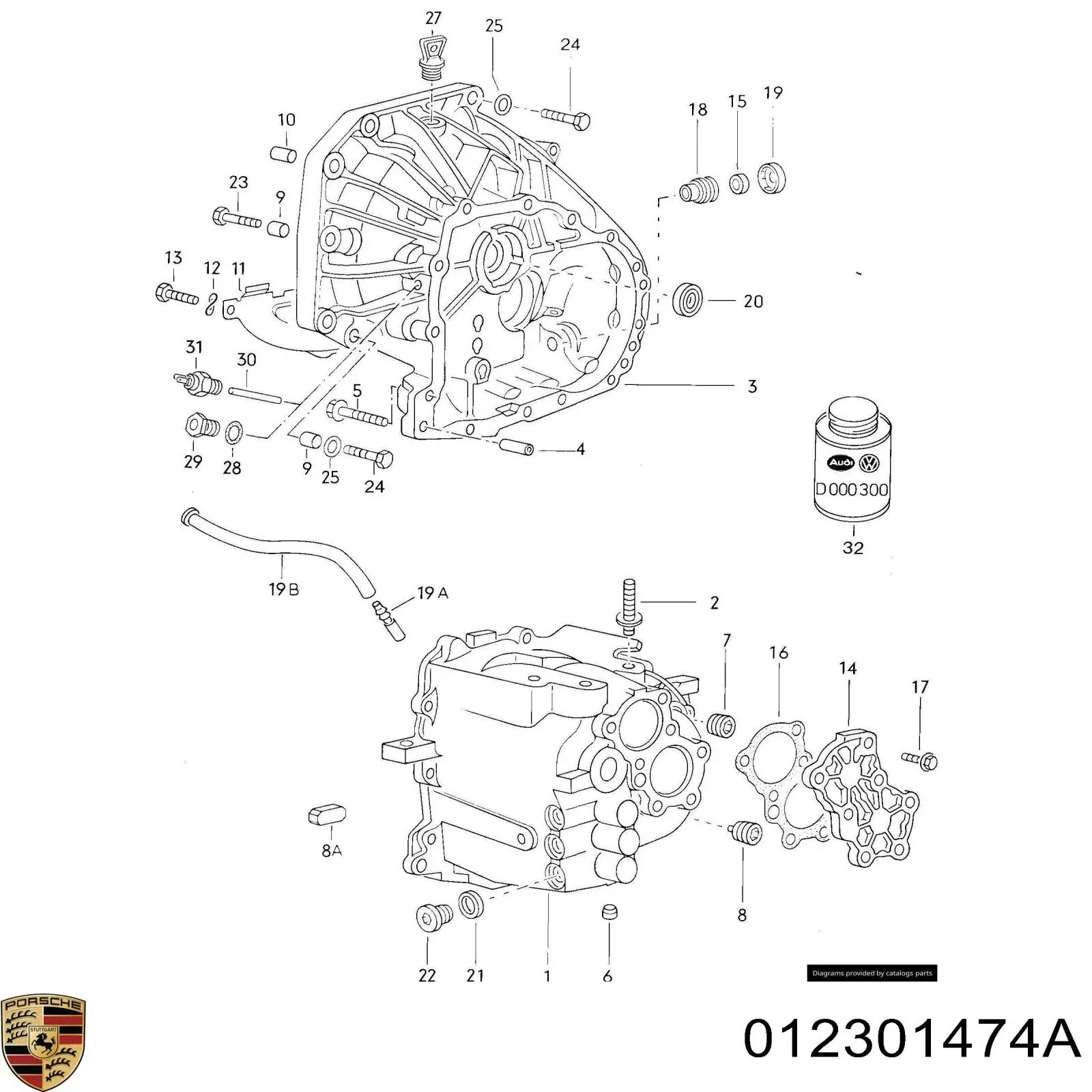 Porsche 012301474A preço, a partir de 15,75 USD