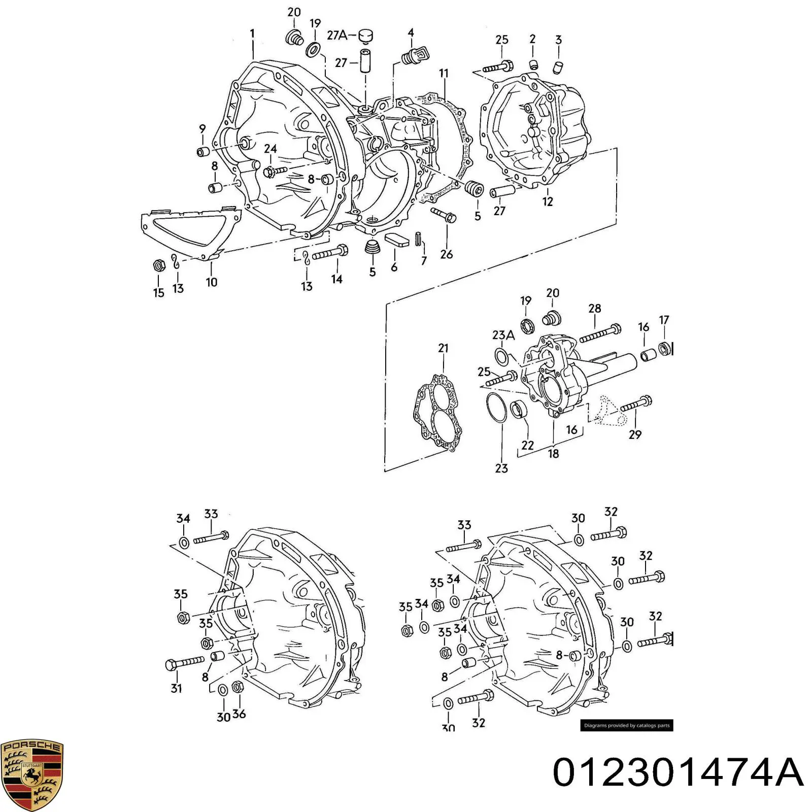 Compre 012301474A Porsche 