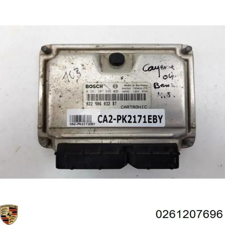 Módulo de direção (Centralina eletrônica) de motor Porsche Cayenne  955