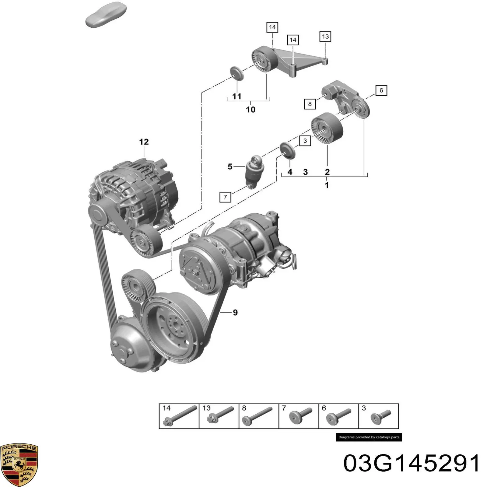  VAG 03G145291 preço, a partir de 8,30 USD