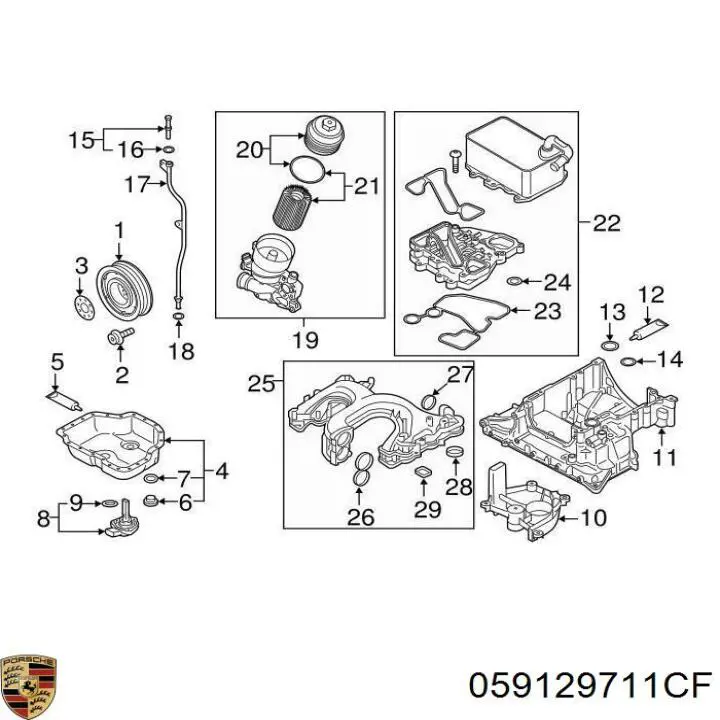  Porsche 059129711CF