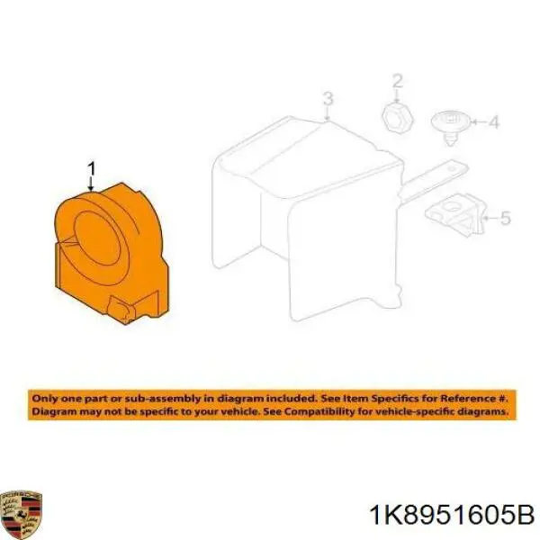 Sirene do sistema anti-roubo Porsche 1K8951605B preço, a partir de 56,18 USD