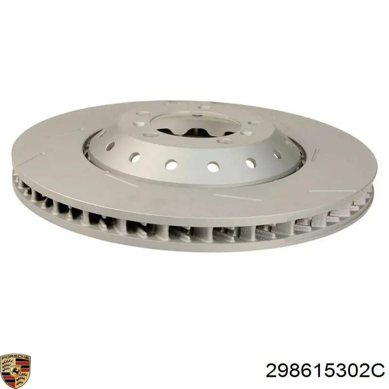 298615302C Porsche Disco do freio dianteiro