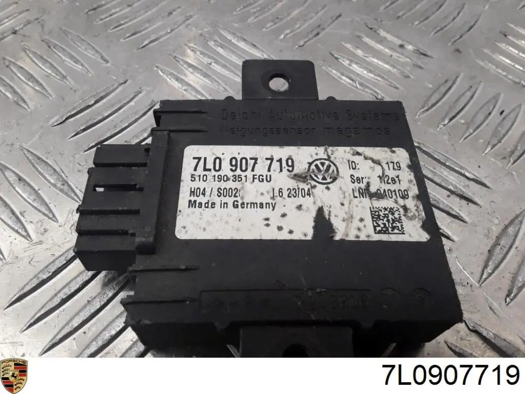 7L0907719 Porsche Unidade de controlo (Centralina eletrônica) de sinalização
