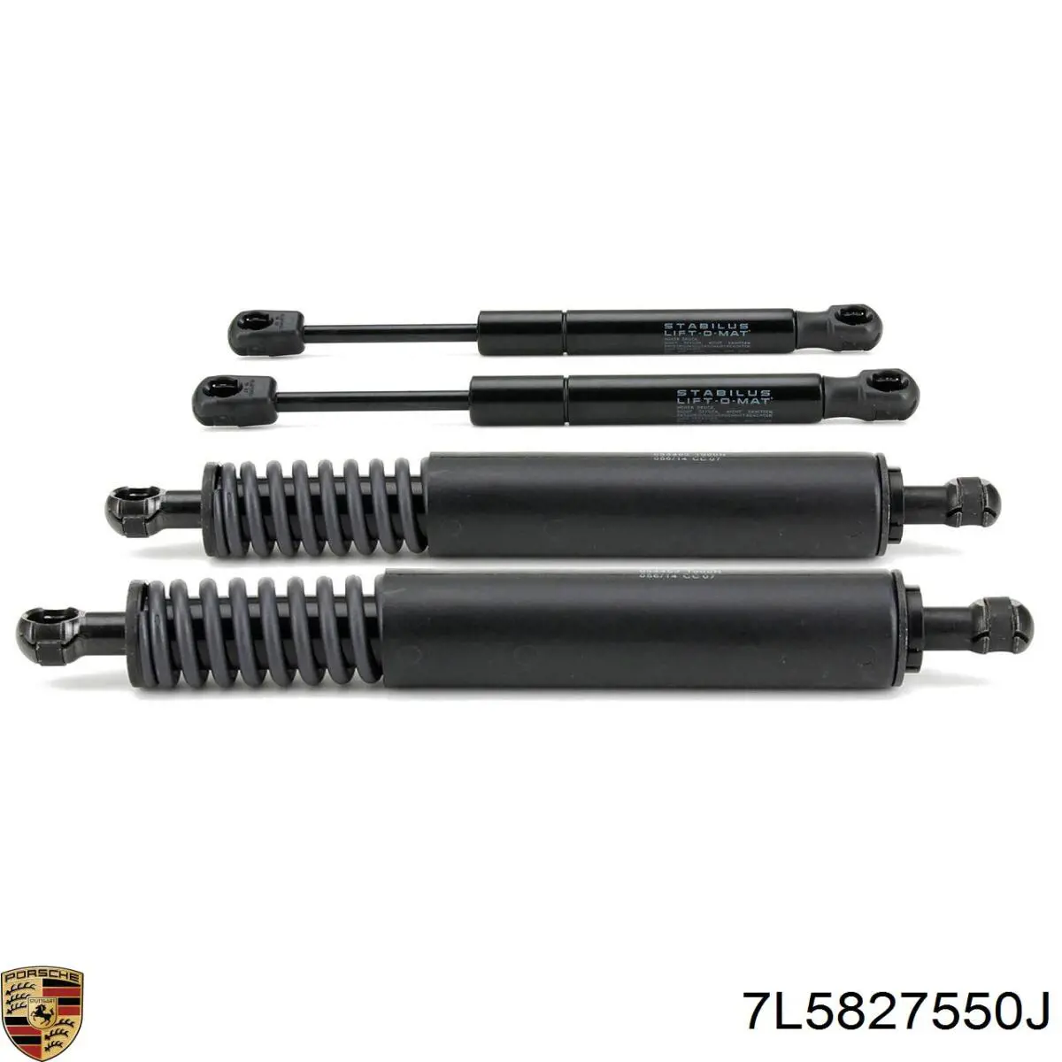 Amortecedor de tampa de porta-malas (de 3ª/5ª porta traseira) 7L5827550J VAG